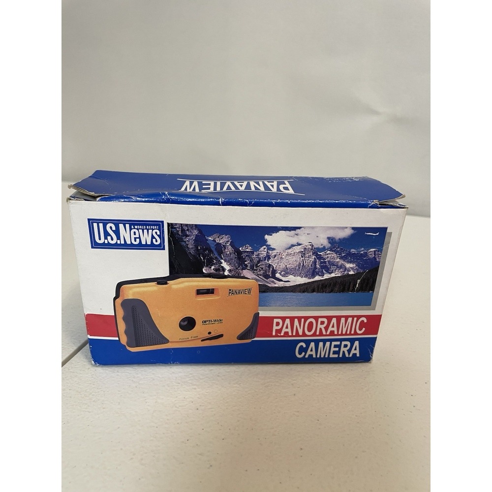 Vintage US News & World Report Promo Panoramic 35mm Film Camera